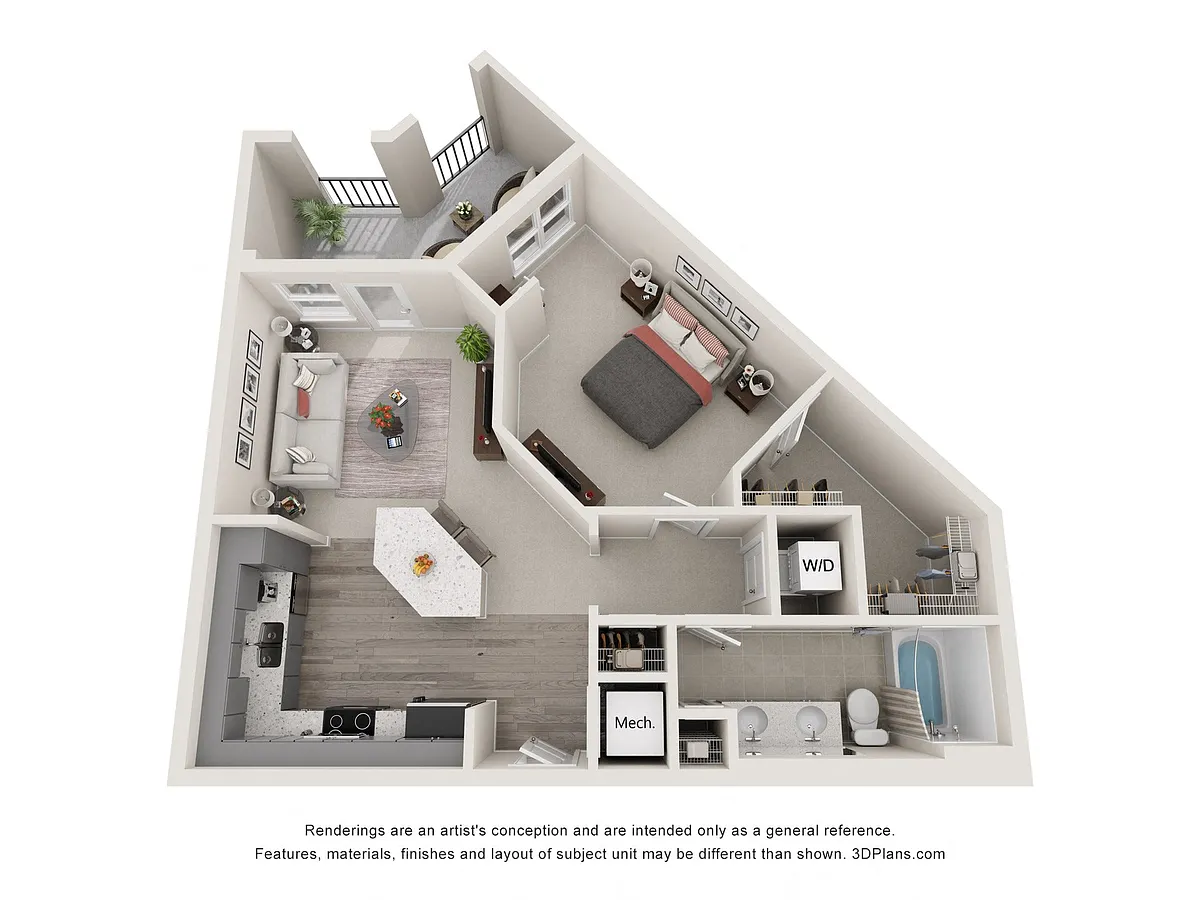 Floor plan Pettigrew