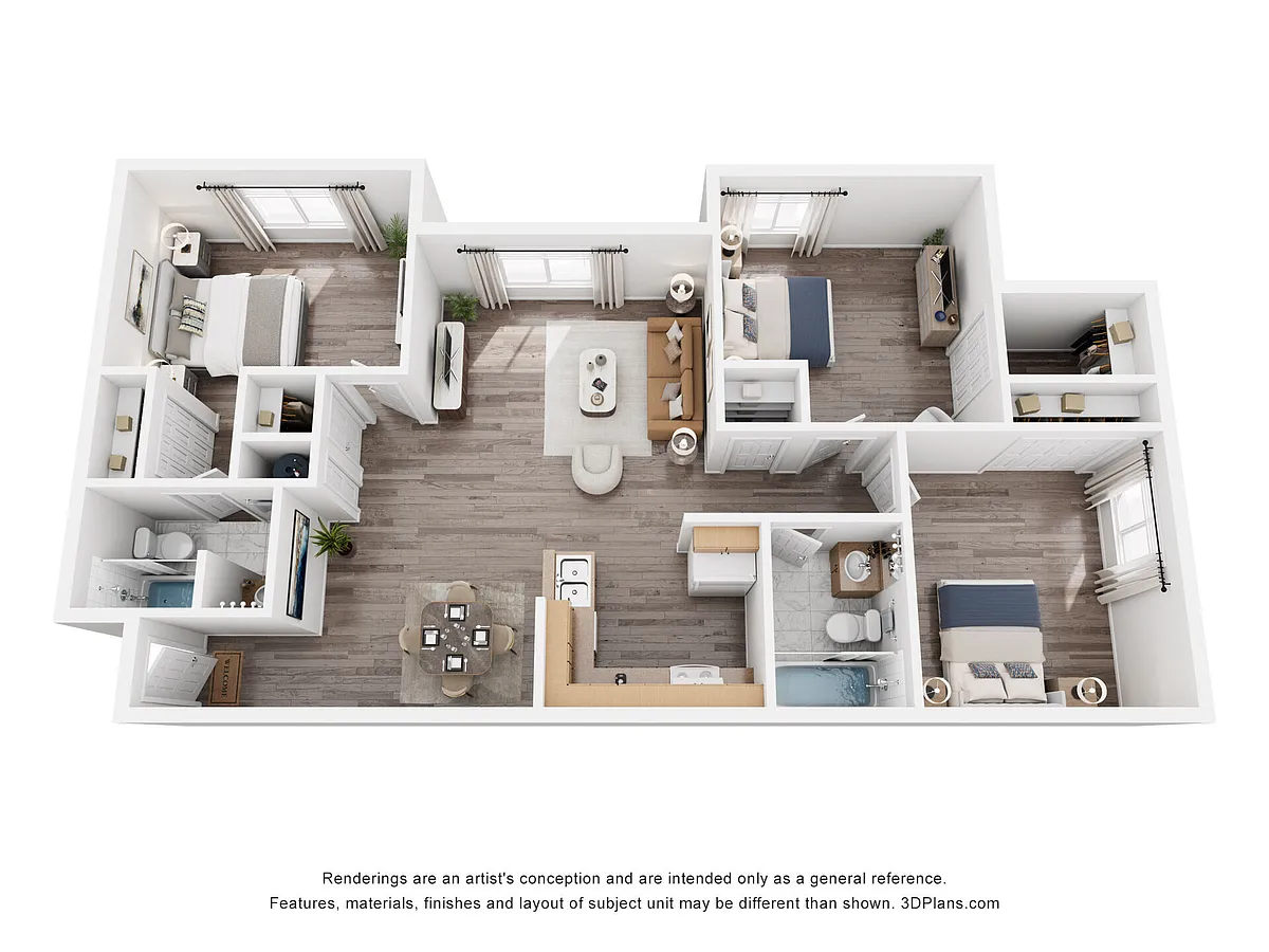 Floor plan 3BR2BA