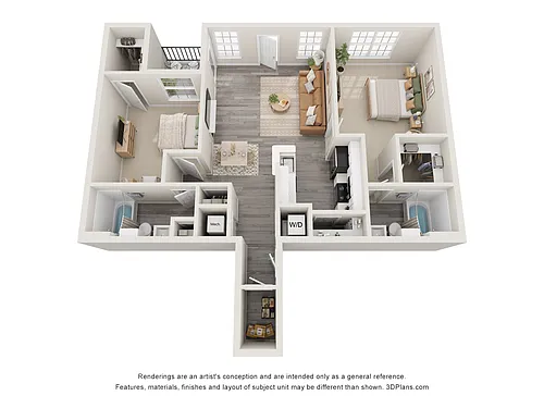Floor plan The Water Hyacinth Lower with Attached Garage