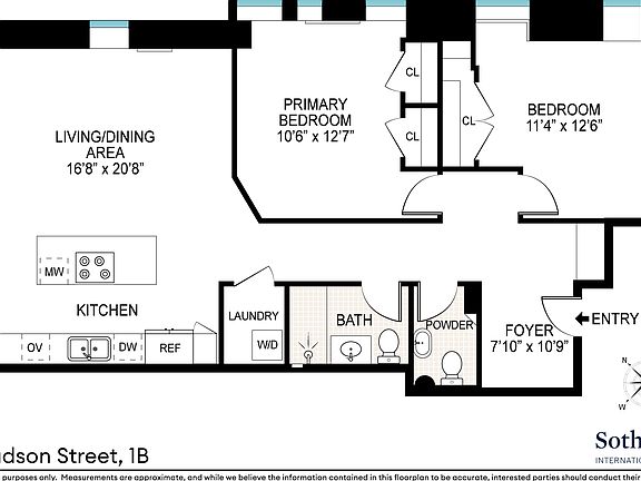 2nd image of 67 Hudson St APT 1B