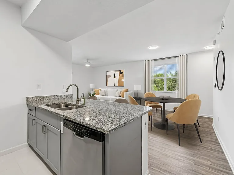Renovated Package I kitchen and dining room