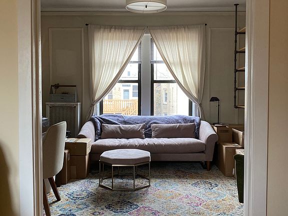 dining room set up as office/ sitting room