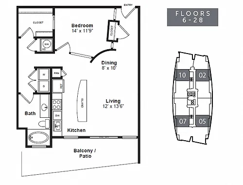 Floor plan A1D