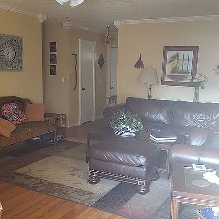 Living area from back door