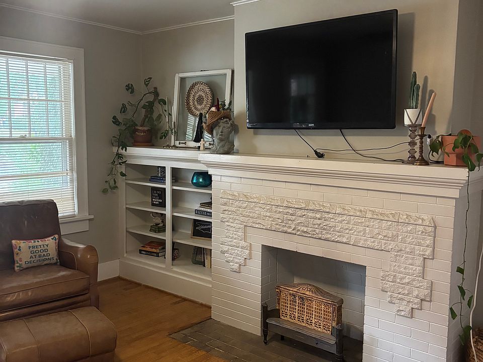 Neat original fireplace