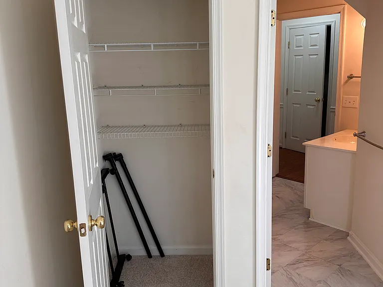 Second Bedroom closet with Jack n Jill Bathroom