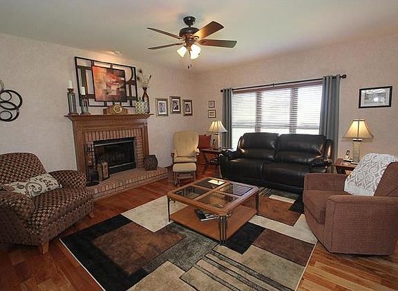 Wood floors in the family room