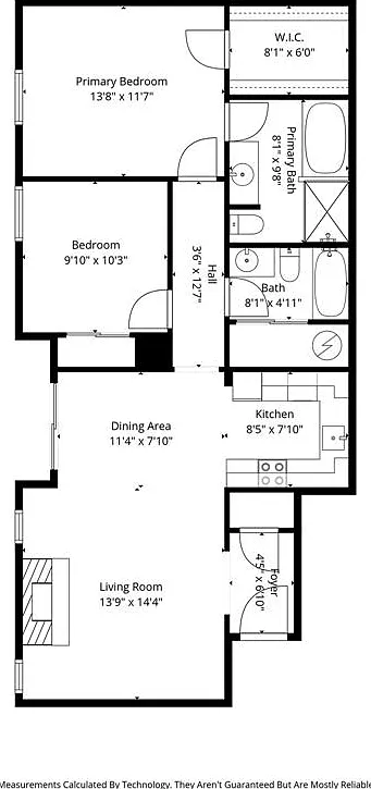 2 bed, 929 sqft, $1,500 — Photo 3