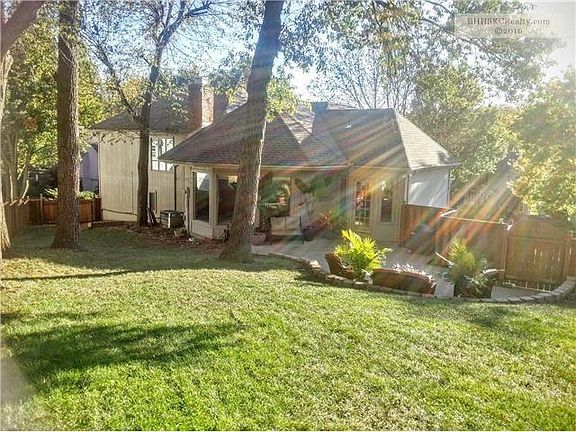 Beautiful Back Yard with Mature Trees