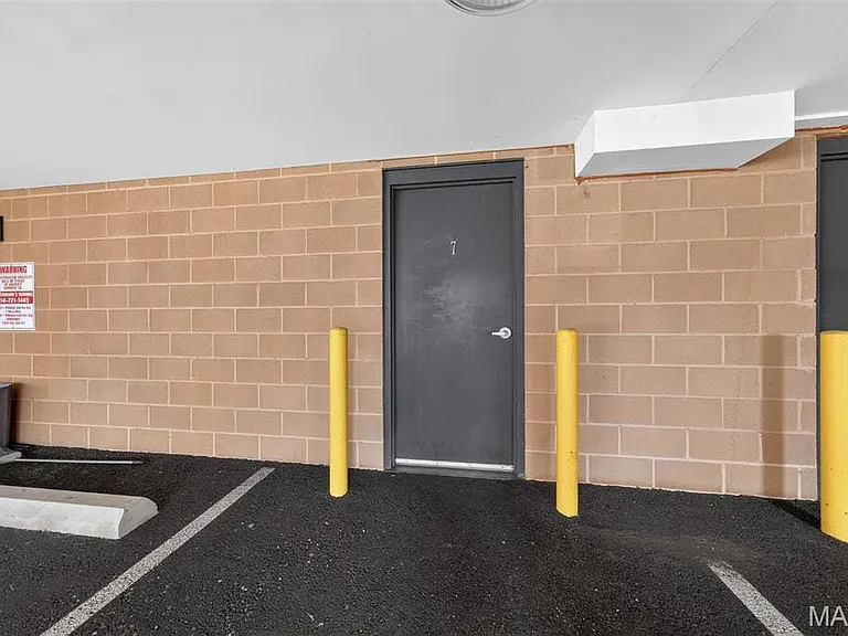 Storage closet Unit #7 located in gated garage