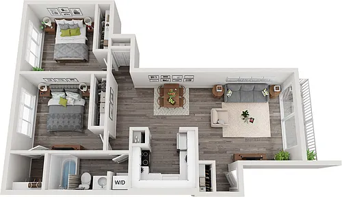 Floor plan Huron