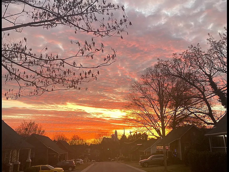 Street view of CLT skyline.