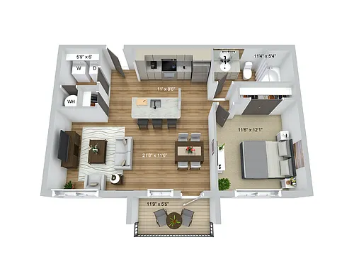Floor plan Bossa Nova 1.1