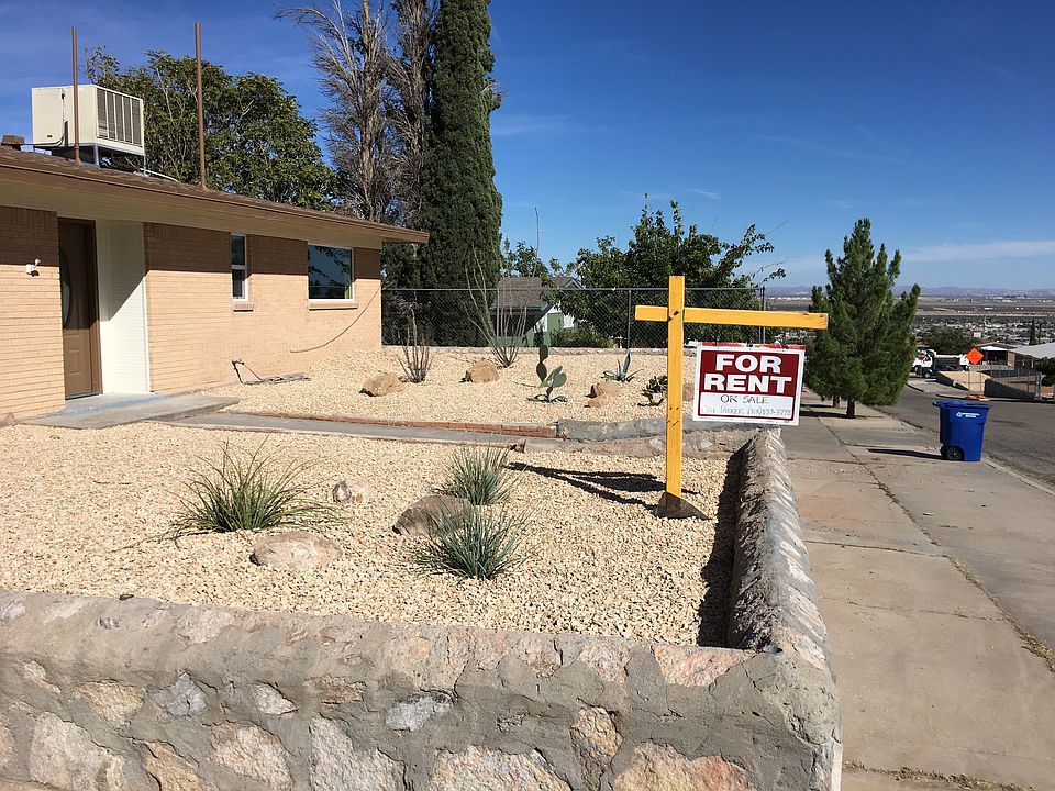 Newly landscaped front yard