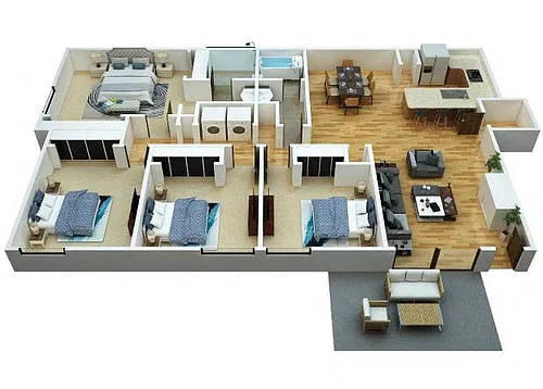 Floor plan D1