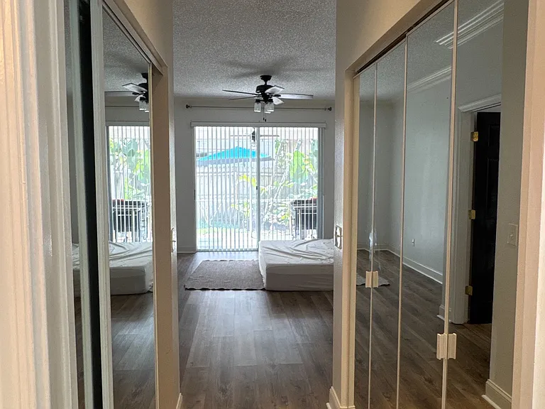 View into master bedroom.