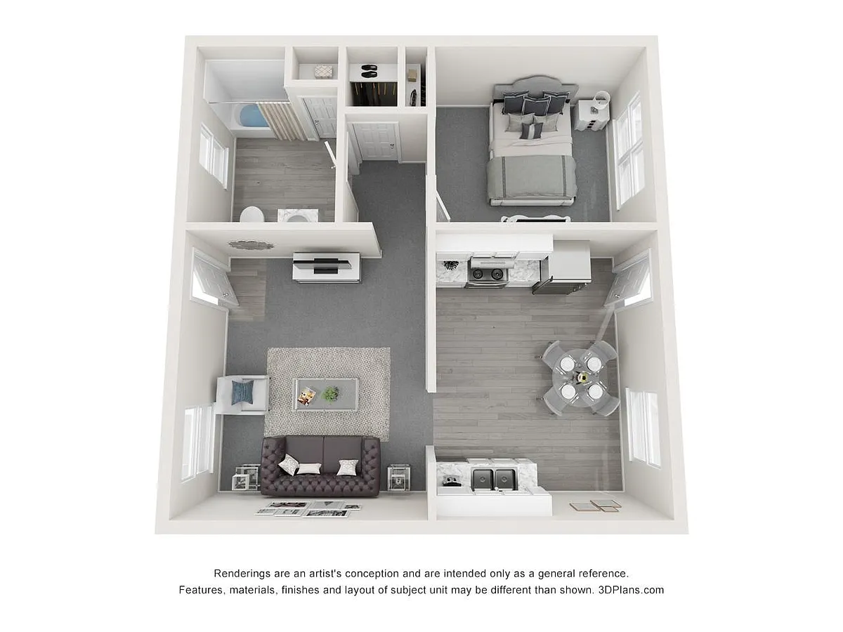 Floor plan 1X1
