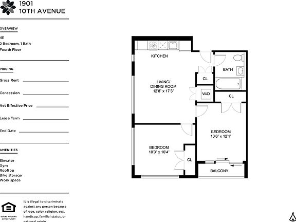 2nd image of 1901 10th Ave #3X