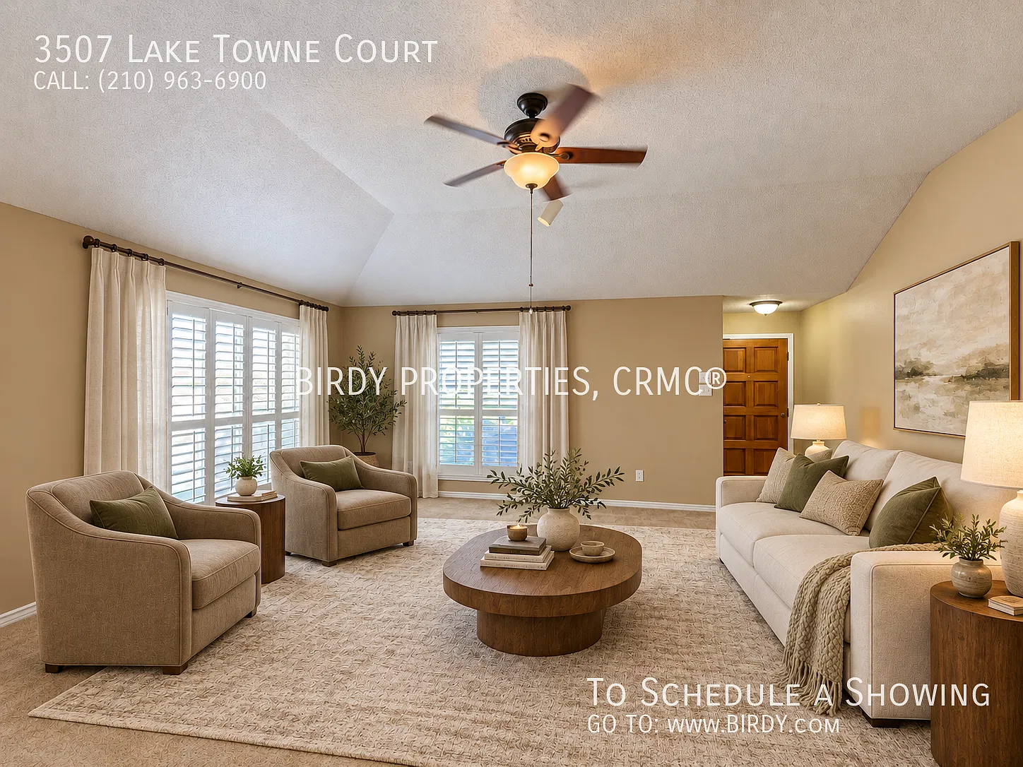 "Charming 3-Bed Oasis with Cozy Fireplace at 3507 Lake Towne Court, San Antonio!" — Photo 2