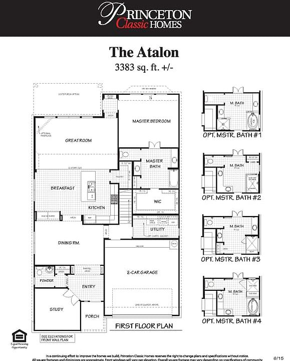 1st Floor Standard with Options