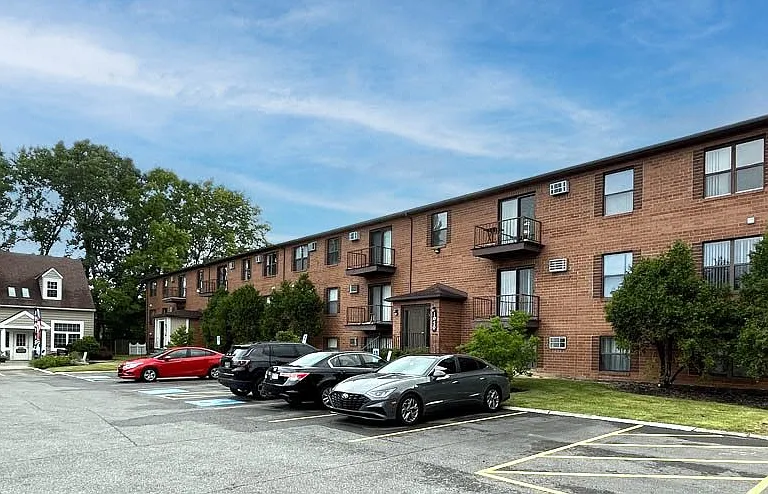 Clubhouse and typical apartment building