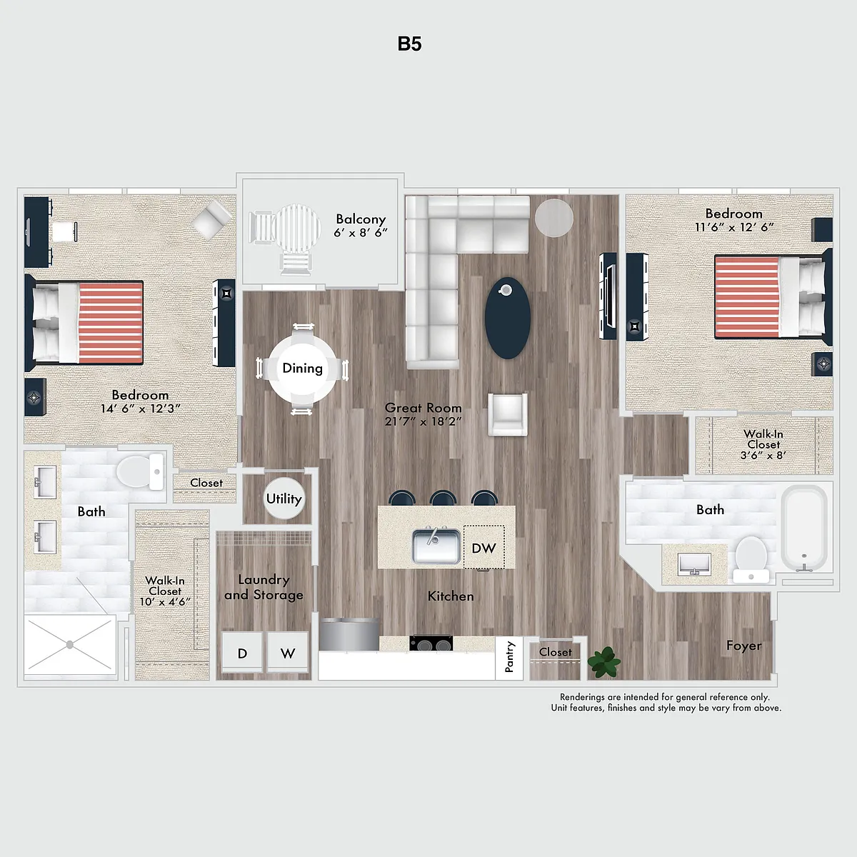 Floor plan B5