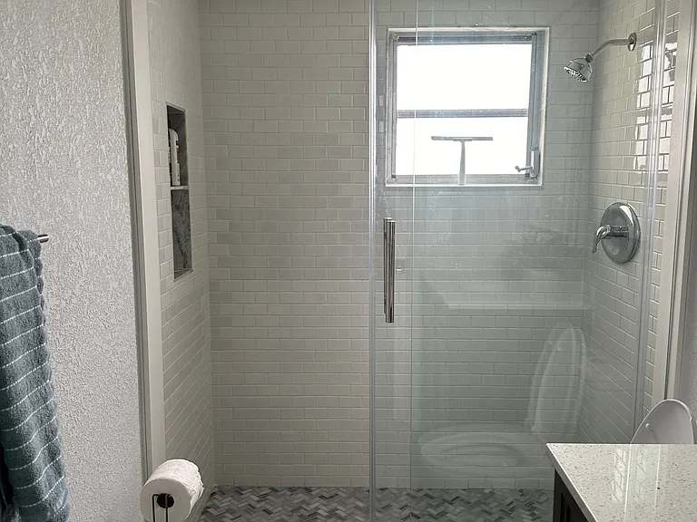 Guest Bathroom with walk in shower