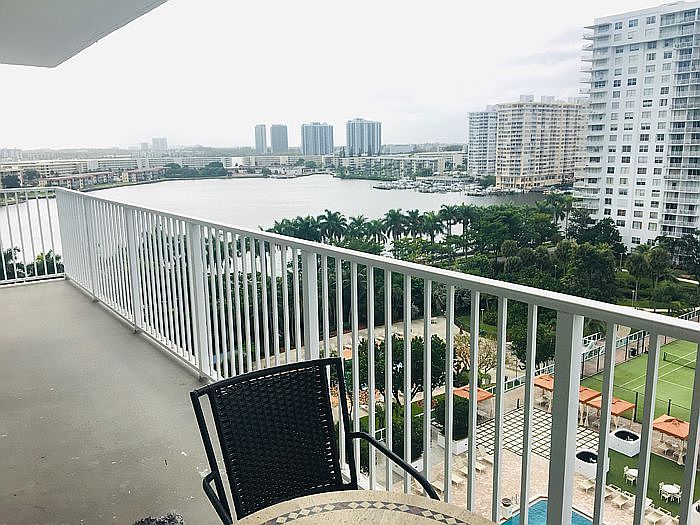 Extra large balcony.