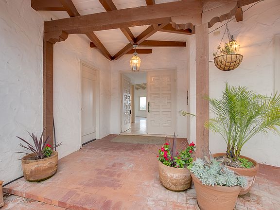 Entry to lovely Spanish style home