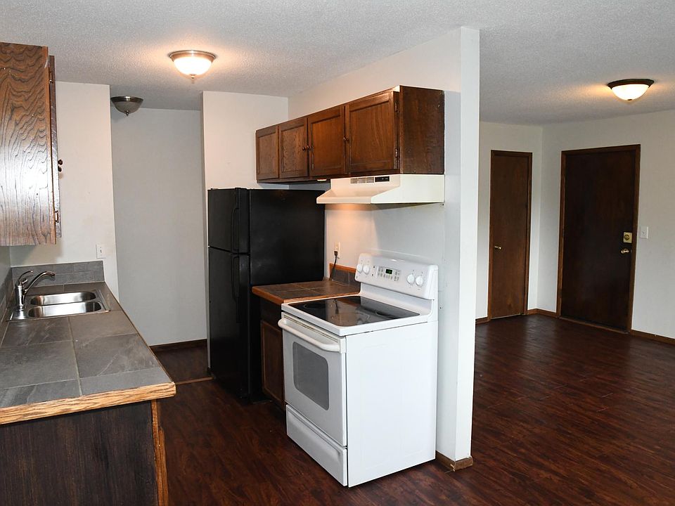 view of the kitchen from the dining area.