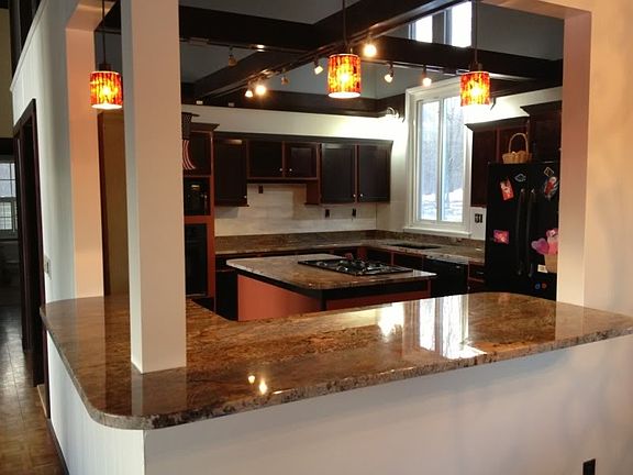 Kitchen after new Granite
