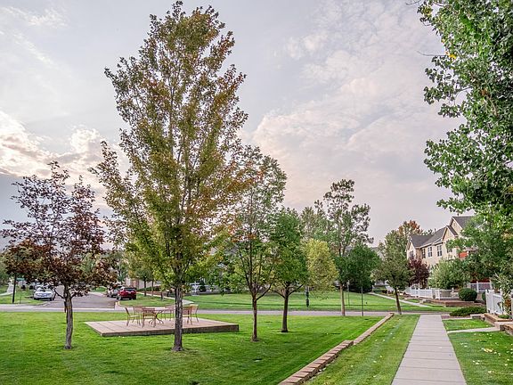 Front view of well manicured park-like area.