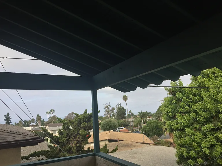 Balcony view of ocean