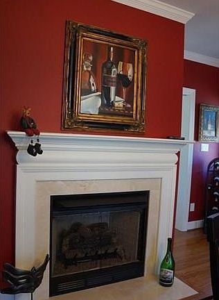 Fireplace Dining Room