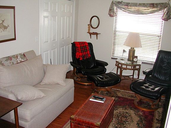 Hardwood floors in Den