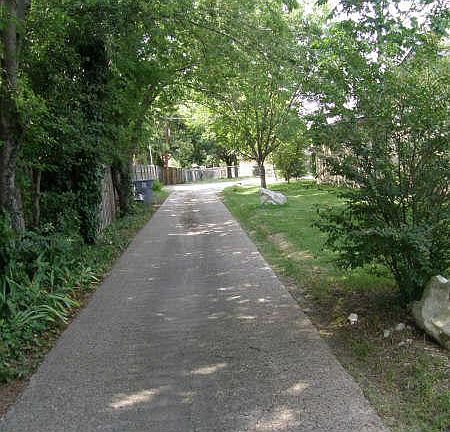 Alley and side yard