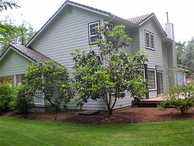 Back side of the home.