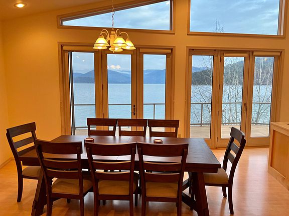 Dining table and view