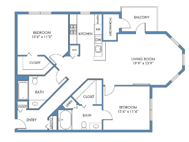 Floor plan B4 Newbury