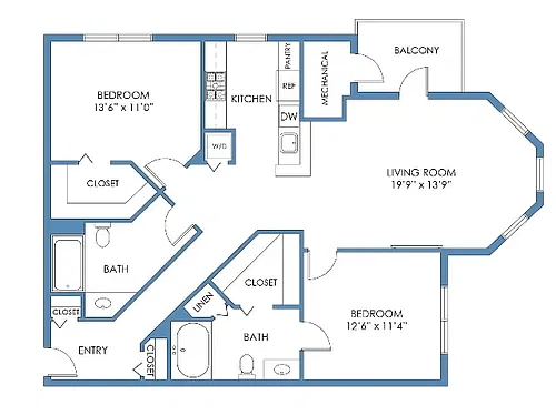 Floor plan B4 Newbury