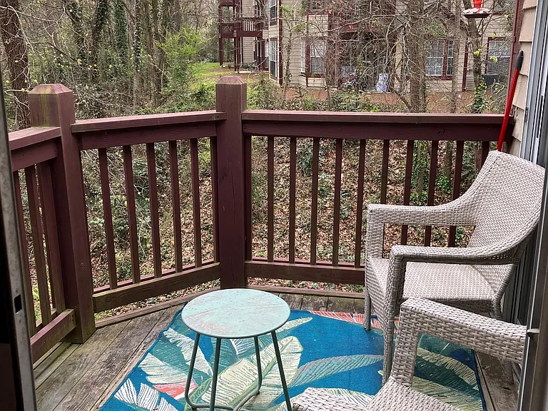 Outside deck