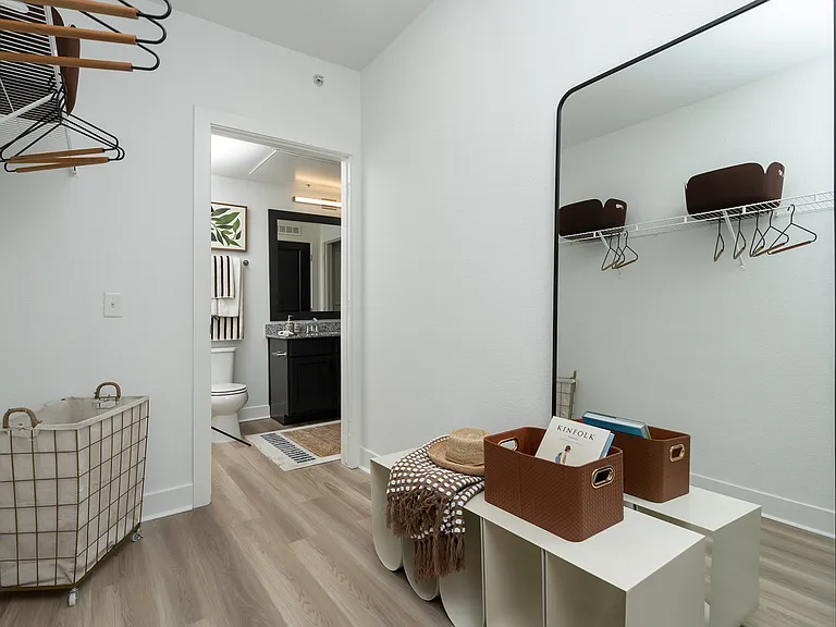Large, walk-in closets available in select floor plans