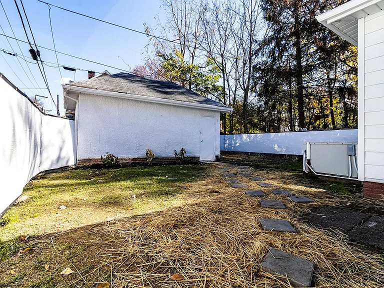 Backyard (seeded for grass)