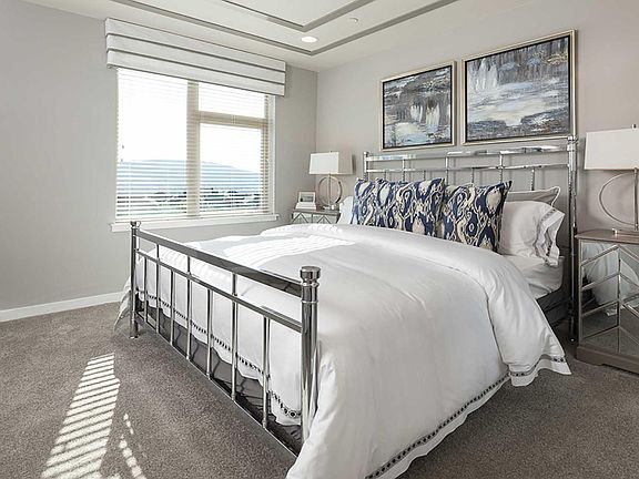 Model home pic for master bedroom reference only. Not furnished.