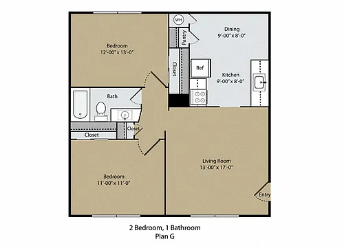 Floor plan G Plan