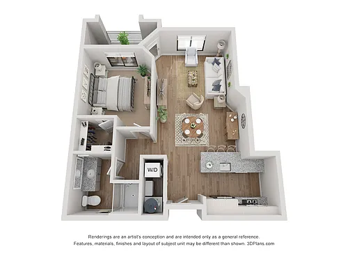 Floor plan 1X1