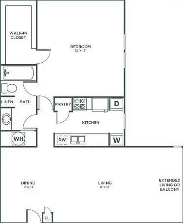 Magnolia (853 SF) Magnolia (853 SF)