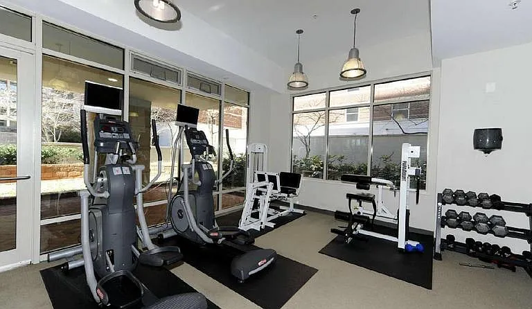Gym and weights room