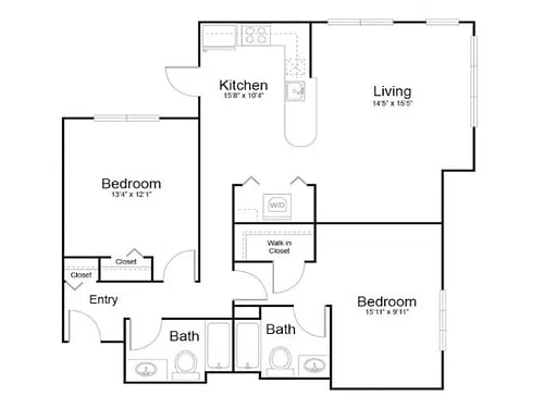 Floor plan 2H2
