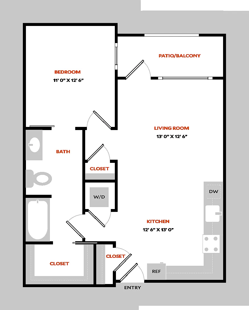 Floor plan Plan 1G